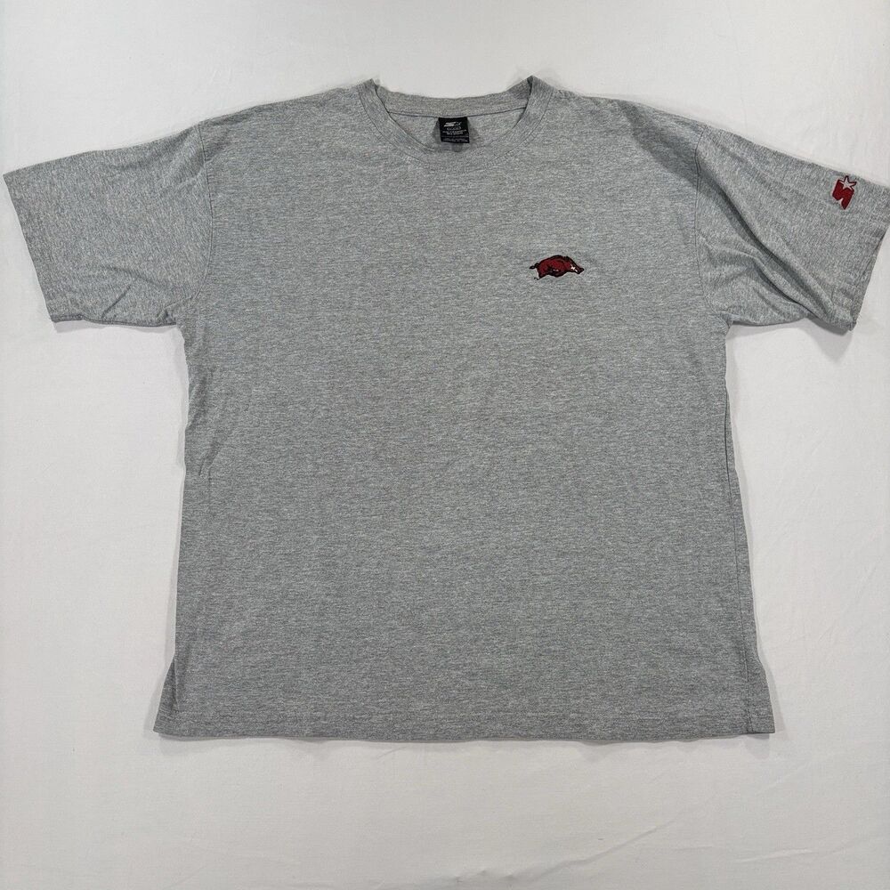 Vintage Arkansas Razorbacks Shirt Mens XL NCAA Football Starter Embroidered
